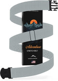 Unisex Adventure Stretch Belt, 1.30" Width, Non Slip, Travel Friendly Buckle. Designed in USA. by ONE-BELT