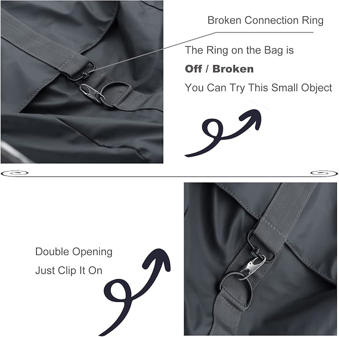 Zpsolution Zipper Clips Anti Theft, Zipper Locks for Backpacks, Purses | Locking Clips for Travel, Theft Deterrent, Double Opening Small Carabiner Clips, Zipper Pull Replacement - Image 6