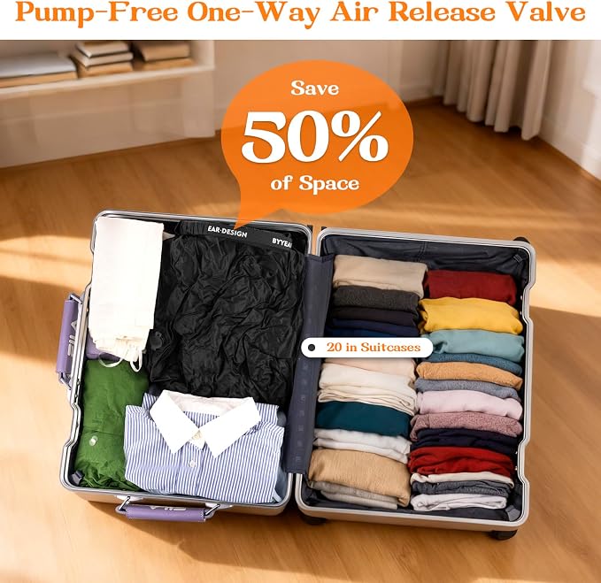 Travel Laundry Bag, Waterproof Compression Bags for Dirty Clothes | Moisture-resistant Vacuum Storage Bag, Space-Saving Laundry Storage Organizer for Cruise, Swimming, Gym - Image 4