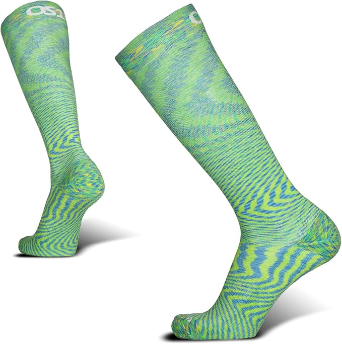 Wellness Compression Socks for circulation, swelling, deep vein thrombosis and calf cramps | 15-20mmHg by OS1st