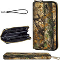 Wallet,Leather Long Wallet Suitable For Ladies And Teenagers - Detachable Wristband + RFID Travel Wallet With Card Slot - Forest Camouflage by Unknown