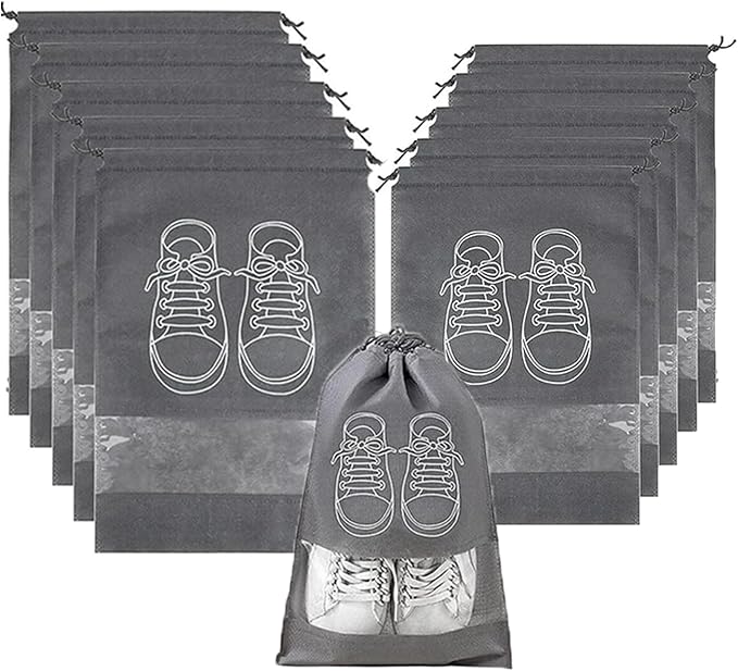 10 Pack Shoe Bags for Travel,Shoe Bags,Shoe Storage Bags,Shoe Dust Bags by Unknown