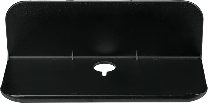 Stick On Small 9 Inch Wall Shelf Black by eLHook