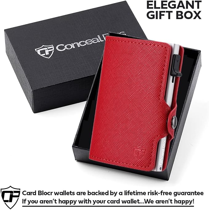 Pop Up Wallet for Women – Slim Wallet for Small Purse & Crossbody Bag with Quick Card Access and RFID Blocking – Compact Card Holder (4-6 Card Capacity) - Image 10