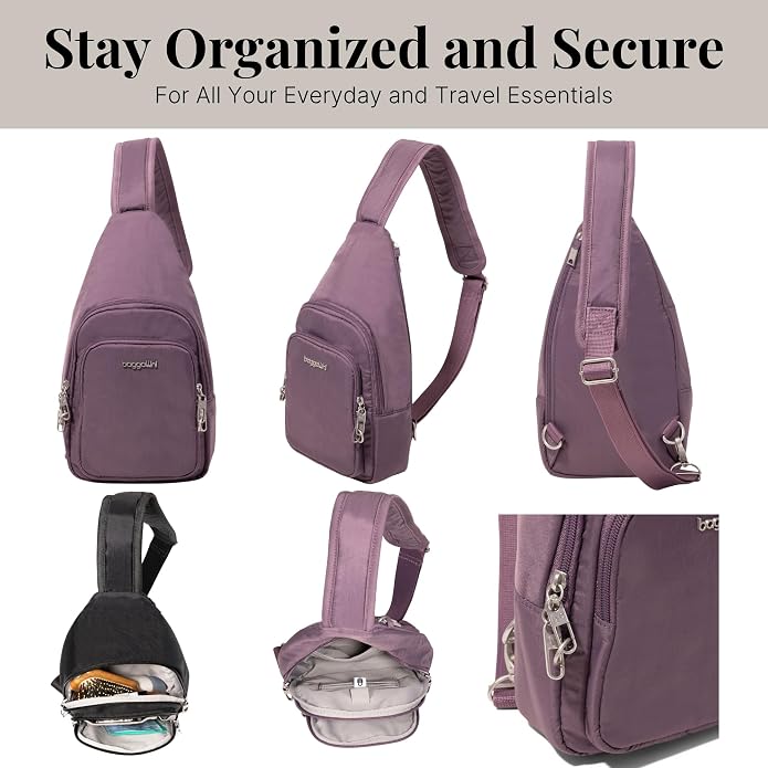 Baggallini Securtex Anti-Theft Daytripper Sling - Image 7