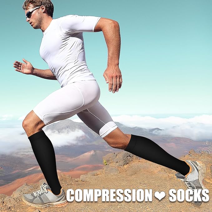 3 Pack Medical Compression Sock-Compression Sock For Women and Men Circulation -Best for Running,Nursing,Athletic Sports - Image 3