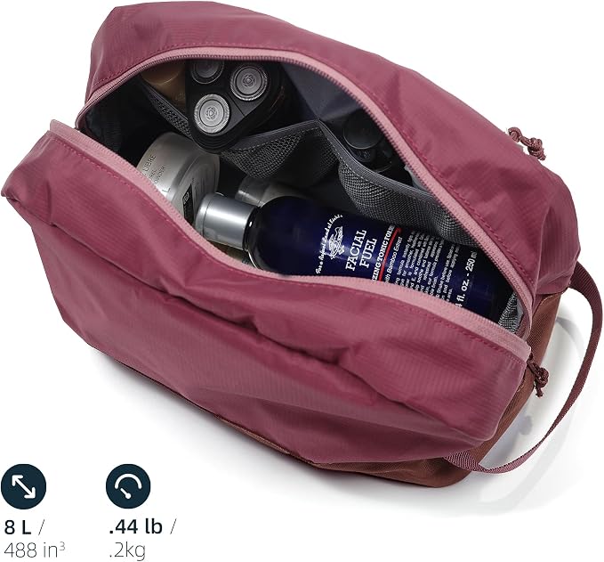 Travel Toiletry Bag For Women, 8L Large Packing Cube with Waterproof TPU Wet/Dry Compartment - Image 3