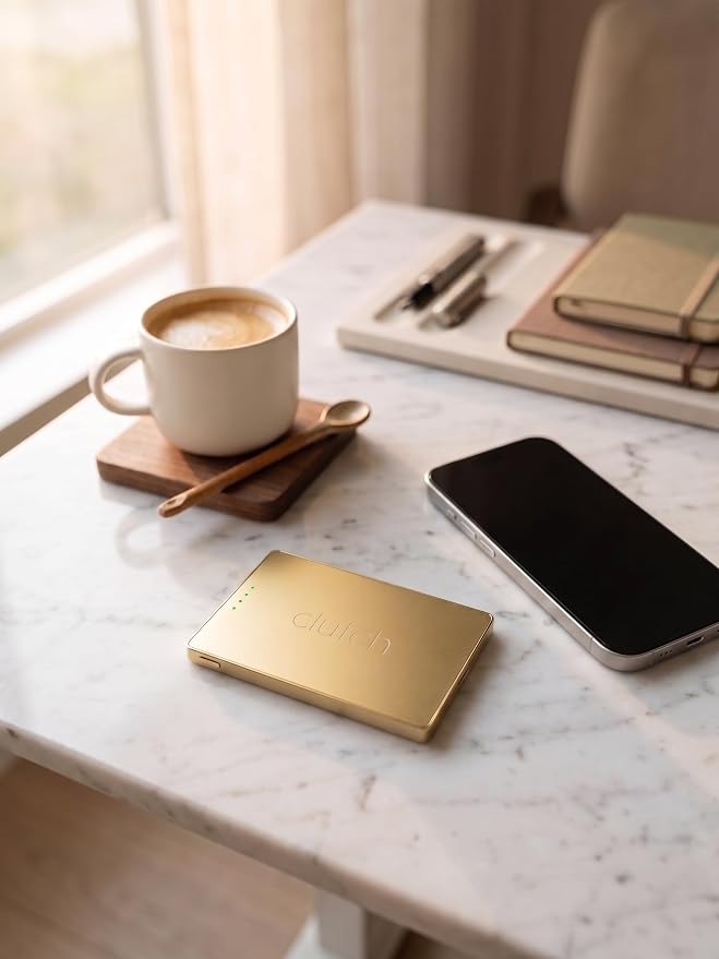 Clutch - Pro USB-C Portable Charger - Compatible with iPhone 15, 16, 17 & Android Devices - Power Bank Magnetic Battery - TSA Travel Approved - USB Rechargeable - Built-in Cable - 5000 mAh - 3.7oz - Image 2