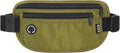 Slim Money Belt for Travel - Anti-Theft Hidden Passport Holder Waist Wallet with Secure Pouch for Cash, Credit Cards & Phone Safe (Small Olive-Green) by Arouselove