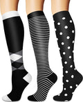 Sooverki Compression Socks for Women and Men Circulation (3/4 Pairs) is Best Support for Running Athletic Cycling Hiking by Sooverki