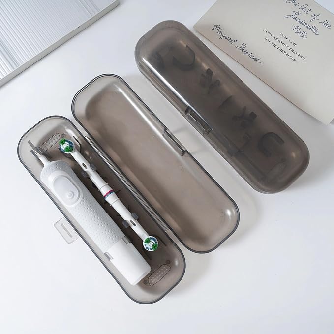 Newly upgraded toothbrush travel case, suitable for Oral-B/Oral-B Pro/Philips Sonicare/Aquasonic toothbrush, travel electric toothbrush box(black) - Image 9