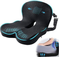 Seat Cushion with Lumbar Support Pillow, Back and Seat Cushion for Office | Ergonomic L-Shaped Car Seat Cushion for Cars, Wheelchairs, Truck Seat Cushion for Sciatica & Lower Back Pain Relief by MosxoedEnjoyLife