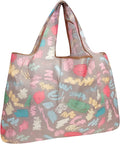 allydrew Large Foldable Tote Nylon Reusable Grocery Bags, Colorful Doodles by allydrew