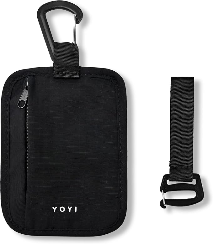 YOYI YOYI RFID Blocking Hidden Stash Clip, Travel Wallet Water-Repellent | Water-repellent fabric, RFID blocking liner, multiple carry options — hidden stash clip secures cards and cash on the go by YOYIYOYI