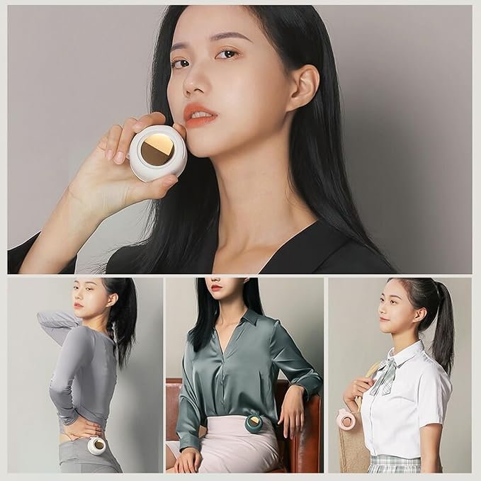 Portable Clip on Fan Mini USB Rechargeable, Small Clip on Fan for Shirt Bag 360° Rotation, Strong Airflow Quiet, Personal Handheld Fan Hands Free Outdoor - Image 3