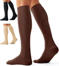 Compression Socks for Women and Men(3 Pairs)15-20mmHg - Best Circulation Support Socks by Bluemaple