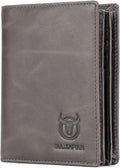 BULLCAPTAIN Large Capacity Genuine Leather Wallet for Men QB-027 | Bifold Wallet,RFID Blocking,Credit Card Holder,15 Card Slots,Special Expandable Design,gift choice by Bullcaptain
