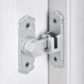 Silvery Aluminum Alloy 90/180 Degree Gate Lock,Barn Door Latches | Flip Gate Latches,Right Angle Door Lock Latch,Sliding Door Latches,for bedroom,garage,window,pet enclosures,drawer,cabinet by INIRET