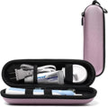 Nincha Compact Electric Toothbrush Travel Case, EVA Protective Storage Bag for Philips Sonicare/Oral-B, Waterproof Portable Carrying Case with Mesh Pocket & Elastic Bands (Smoky Pink) by Nincha