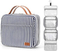 Hanging Travel Toiletry Bag,Large Capacity Cosmetic Travel Toiletry Organizer for Women with 4 Compartments & 1 Sturdy Hook,Perfect for Travel/Daily Use/Christmas by Bosidu