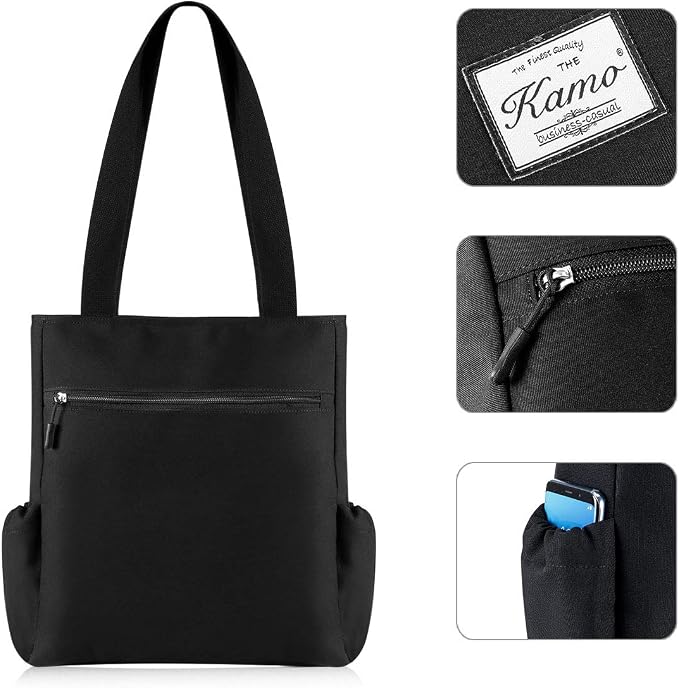 KAMO Floral Tote Bag - Waterproof Lightweight Handbags Travel Shoulder Bag for Hiking Yoga Gym Swimming Travel Beach - Image 4