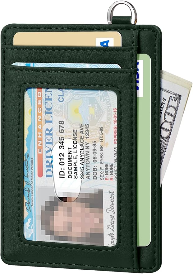 FurArt Slim Minimalist Wallet RFID Credit Card Holder for Men | slim minimalist compact rfid id window thin - Image 2