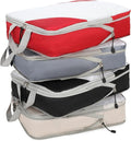 Barsine Large Compression Packing Cubes for Travel, 4-Pack Extra Large Packing Cubes with Double Compression Zipper, Luggage Organizers for Carry On, Cruise, Family Vacation & Business Travel by Barsine