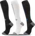 fenglaoda Compression Socks for Women Men 3 Pairs Graduated Compression Support Circulation Socks for Nurses by fenglaoda