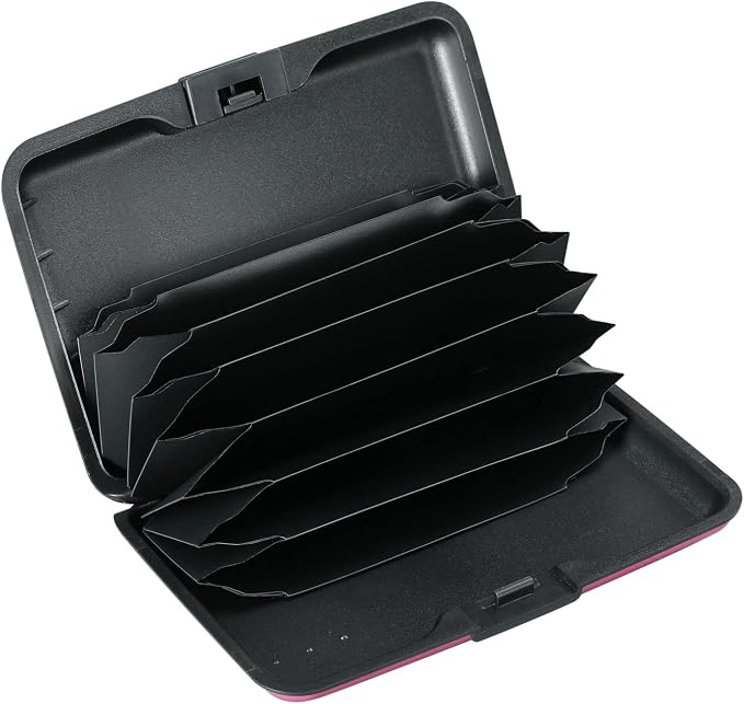 RFID Blocking Credit Card Protector Case Holder Wallet for Men Women | RFID Blocking Credit Card Protector Aluminum ID Case Hard Shell Business Card Holders Metal Wallet for Men or Women - Image 2