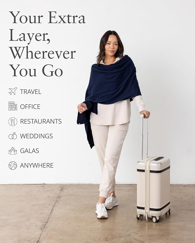 Dreamsoft Travel Scarf, Wrap and Shawl for Women, Organic Cotton - Image 2