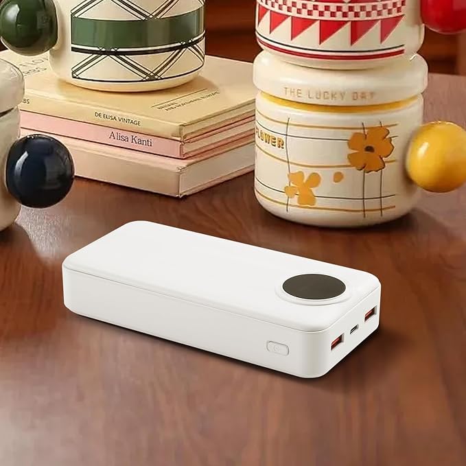 Fake Charger Diversion Safe with Large Hidden Compartment, Fake Power Bank Secret Storage Box, Secret Hidden Storage Keeps for Money, Keys, and Valuables- White - Image 6
