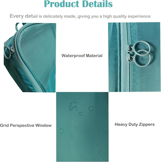 Shoe Bags for Travel,Shoe Bag Holds 3 Pair of Shoes,Shoe Storage Pouch for Travel and Daily Use,Shoe Organizer Travel Essentials for Packing in Suitcase,Waterproof - Image 3