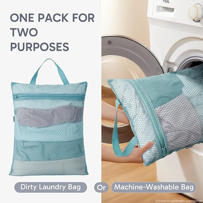 OlarHike 10 Set Packing Cubes for Travel,Gifts for Women Mom,Anti-Tearing Suitcase Organizer,with Over 1000 pcs Mesh Holes,Vacation Essentials & Accessories for Cruise Ship - Image 5