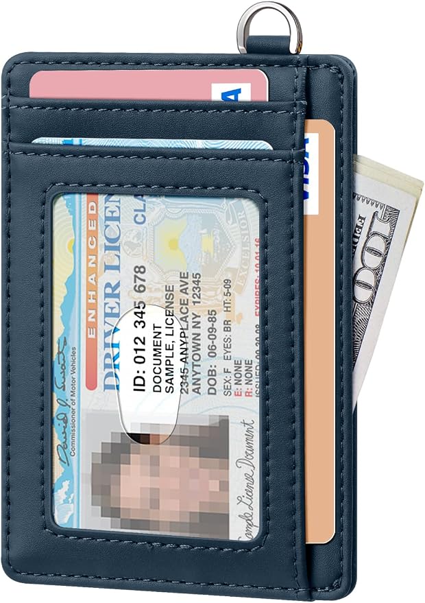 FurArt Slim Minimalist Wallet RFID Credit Card Holder for Men | slim minimalist compact rfid id window thin - Image 2