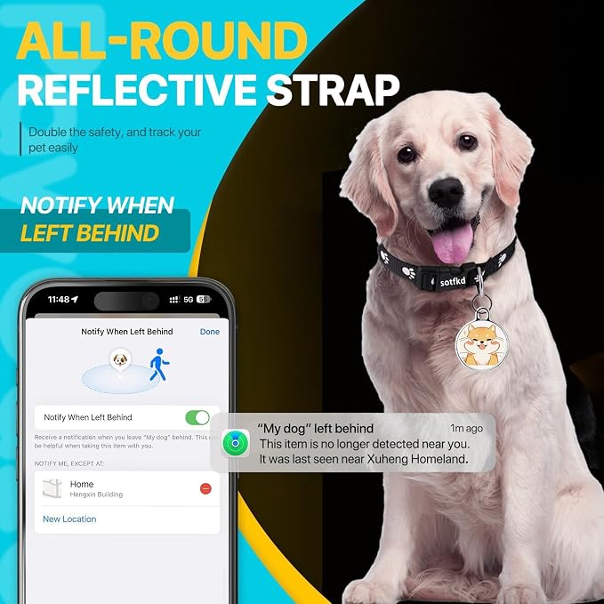 Cat Tracker Collar-Cat GPS Tracker-GPS Tracker for Cats-Cat Collar | Dual-System Tracker | Android and iOS Universal | No Monthly Fee | Waterproof | Works with Any Collar-1 - Image 3