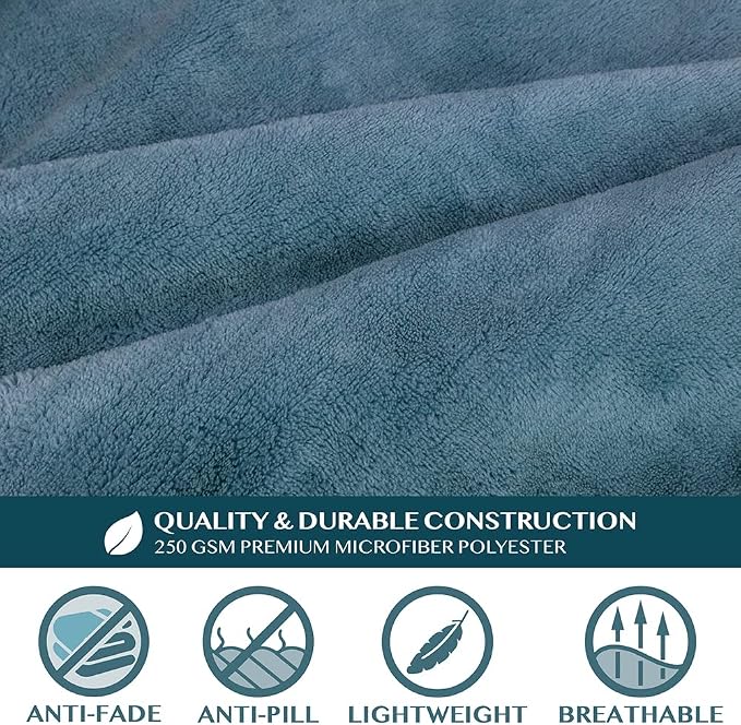 PAVILIA Wearable Blanket with Sleeves for Adult Women Men, Cozy Fleece Warm Wrap Throw with Arms, Gifts for Christmas, Wife - Image 7
