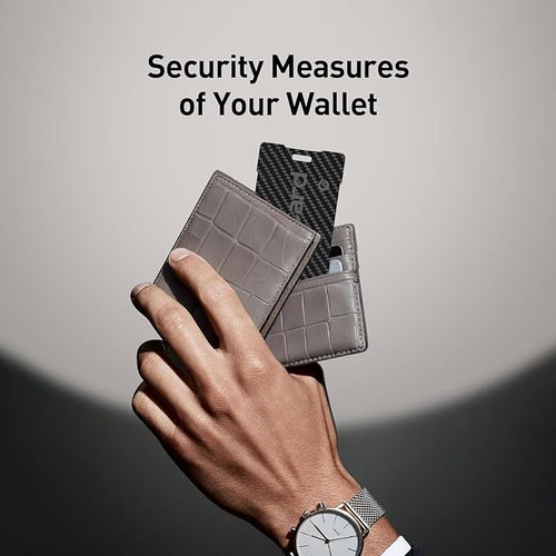 2 Pack Wireless Charging Wallet Tracker Card Android & iOS, Find My | 2-pack rechargeable cards; wireless charging; IP68 waterproof; Apple Find My & Google Find My Device; for wallet, bags - Image 2