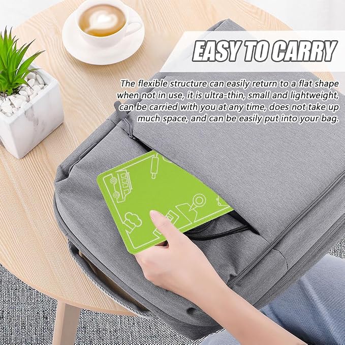Airplane Phone Holder Flexible Flight Cell Phone Holder and Flexible Tablet Stand Airplane Travel Essential Accessories for Most Smartphones, Tablets(Color:Green) - Image 6
