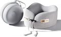 Travel Neck Pillow for Airplane, Premium Memory Foam 360° Ergonomic Support for Sleeping on Long Flights, Compact Portable Sleep Essential with Comfortable Cover for Cars, Office Naps & Home Use by drembloo