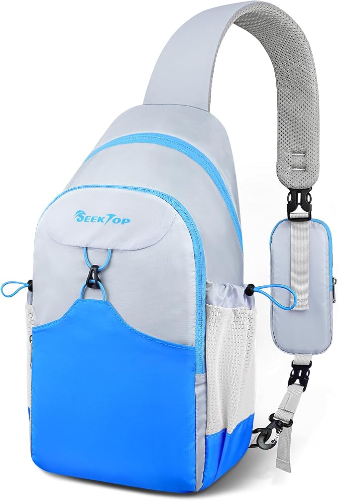 Seektop RFID Anti-Theft Crossbody Bag Sling Backpack for Women & Men, Casual Chest Daypack for Daily Travel by SeektopSports