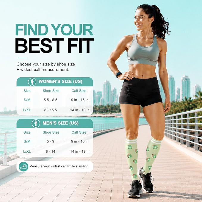3 Pack Medical Compression Sock-Compression Sock For Women and Men Circulation -Best for Running,Nursing,Athletic Sports - Image 6