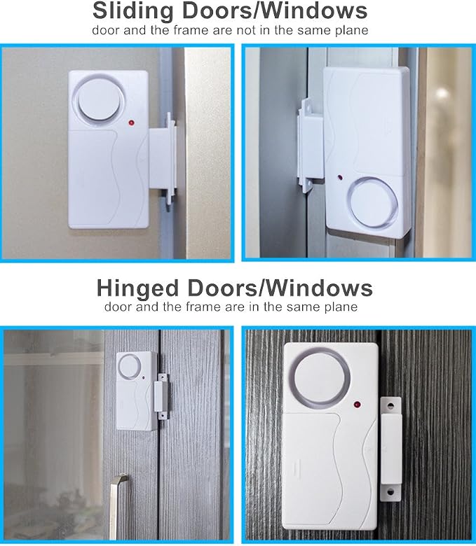 WSDCAM Door Alarm Wireless Anti-Theft Remote Control Door and Window Security Alarms - Image 5