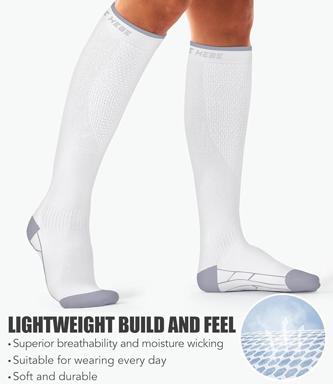3 Pack Medical Compression Sock-Compression Sock For Women and Men Circulation -Best for Running,Nursing,Athletic Sports - Image 4