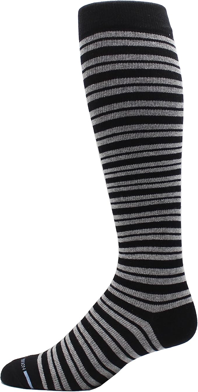 Dr. Motion 4 Pairs Men's Athletic Traveler Graduated Compression Knee High Socks - Image 2