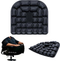 Inflatable Seat Cushion, Pressure Relief Airplane Seat Cushion for Long Flights Built-in Air Pump, Portable Car Seat Cushions,Office Chair Wheelchair Cushions Relief Discomfort in Coccyx&Buttock by Unknown