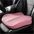 Car Seat Cushion, Ergonomic Memory Foam Auto Seat Boost Mat for Short People Driving, Non-Slip Driver Seats Height Cushion Office Chair Pillow for Tailbone Back Pain Relief (Pink) by Unknown