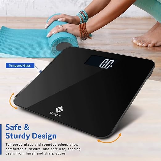 Etekcity Digital Body Weight Bathroom Scale, 440 lb Extra Wide Platform | Accurate and Safe Weighing, Large Easy-to-Read Backlit LCD Display, High Capacity for People - Image 7