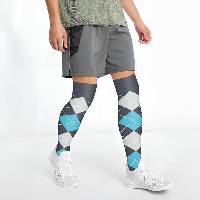 CHARMKING 3 Pairs Thigh High Compression Socks for Women and Men 15-20 mmHg Boost Circulation and All Day Comfort - Image 2