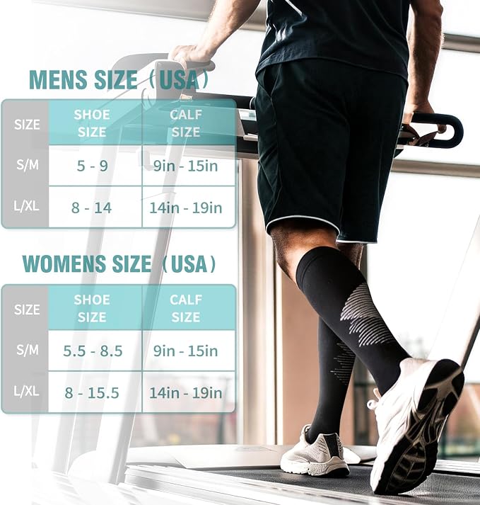 Copper Compression Socks for Women & Men (6 pairs) - Best Support for Nurses, Running, Hiking, Recovery - Image 6