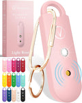 Vantamo Personal Alarm for Self Defense with Low Battery Notice, Strobe Light & Extra Loud 130 dB Double Speakers Safety Keychain Set for Women, Rechargeable Panic Button for Womens Self Defense by Vantamo